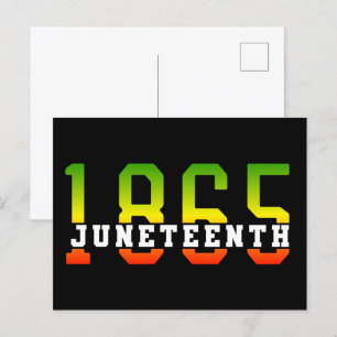18e verjaardag van de Zwarte Vrijheid Briefkaart