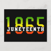 18e verjaardag van de Zwarte Vrijheid Briefkaart (Voorkant)