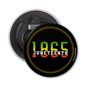 18e verjaardag van de Zwarte Vrijheid Button Flesopener