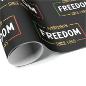 18e verjaardag van de Zwarte Vrijheid Cadeaupapier (Rol Hoek)