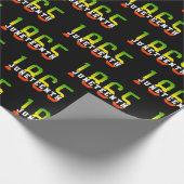 18e verjaardag van de Zwarte Vrijheid Cadeaupapier (Hoek)