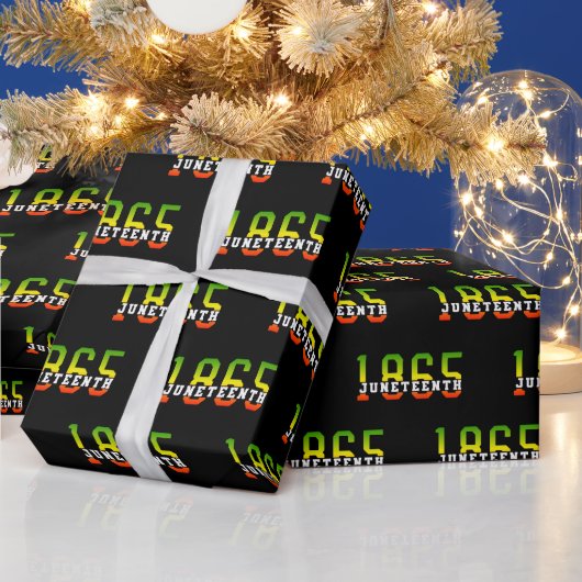 18e verjaardag van de Zwarte Vrijheid Cadeaupapier (Feestdagen)