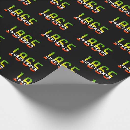 18e verjaardag van de Zwarte Vrijheid Cadeaupapier (Hoek)