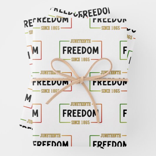 18e verjaardag van de Zwarte Vrijheid Inpakpapier Vel (In situ)