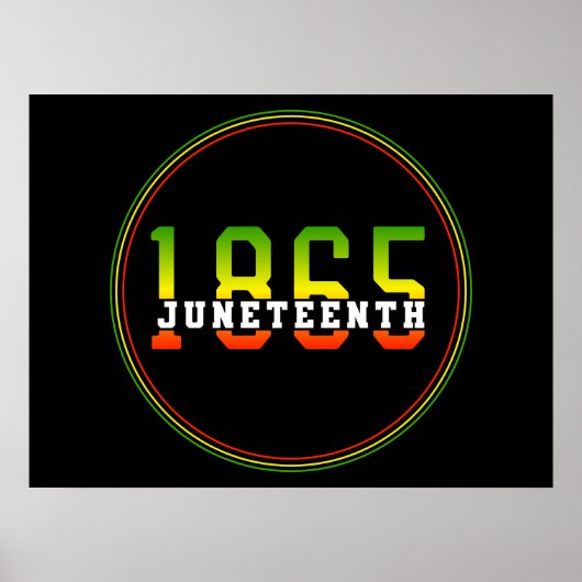 18e verjaardag van de Zwarte Vrijheid Poster (Voorkant)