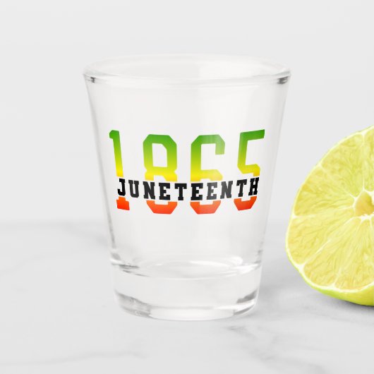 18e verjaardag van de Zwarte Vrijheid Shot Glas (Voorkant)