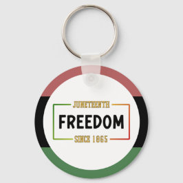 18e verjaardag van de Zwarte Vrijheid Sleutelhanger