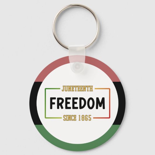 18e verjaardag van de Zwarte Vrijheid Sleutelhanger (Voorkant)