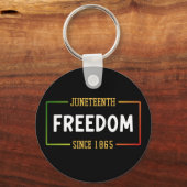 18e verjaardag van de Zwarte Vrijheid Sleutelhanger (Achterkant)