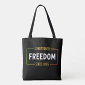 18e verjaardag van de Zwarte Vrijheid Tote Bag (Achterkant)