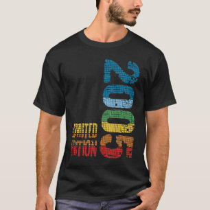 18e verjaardag van het idee van 18 jaar 1 t-shirt