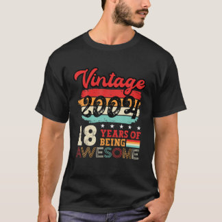 18e verjaardag van het idee van de dag van de dag  t-shirt