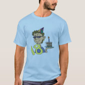 18e verjaardag van het jonge Man T-shirt (Voorkant)