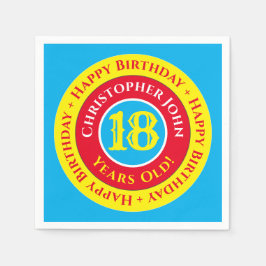 18e verjaardag van het Napels-artikel Servet