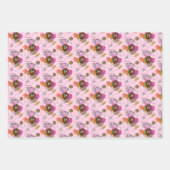 18e verjaardag van Leopard Tiger Animal Print ball Inpakpapier Vel (Voorkant 2)