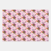 18e verjaardag van Leopard Tiger Animal Print ball Inpakpapier Vel (Voorkant 2)