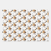 18e verjaardag van Leopard Tiger Animal Print ball Inpakpapier Vel (Voorkant)