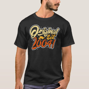 18e verjaardag Vintage 18 jaar origineel sinds 200 T-shirt