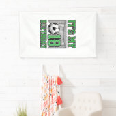 18e Verjaardag Voetbal Vintage Spandoek (Insitu)