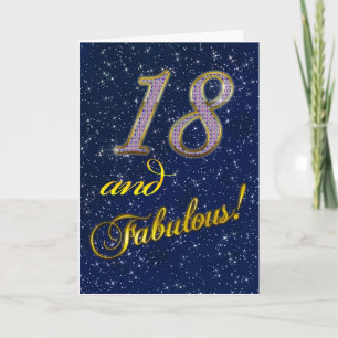 18e verjaardag voor iemand Fabulous Kaart