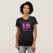 18e verjaardag voor vrouwen t-shirt (Voorkant volledig)
