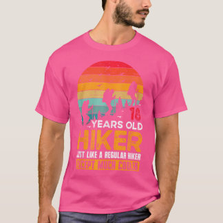 18e Verjaardag Wandelaar Mountain 18 jaar oud Wand T-shirt
