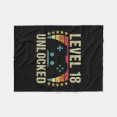  18e Verjaardagscadeau 18 Jaar Oud Jongen Meisje G Fleece Deken (Voorkant (Horizontaal))