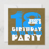 18e verjaardagsfeest 18 jaar oude Grunge Z18A Kaart (Voorkant)