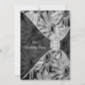 18e verjaardagsfeest Daisy Diamond Invitation Kaart (Voorkant)