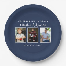 18e verjaardagsfoto, bord