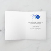 18e verjaardagskaart met abstracte vierkantjes. kaart (Binnen)