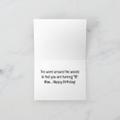 **18e** VERJAARDAGSWENSEN VAN VERBAASDE HERTEN Kaart (Binnen)