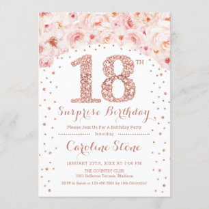 18e Verrassingsverjaardagsfeestje - White Rose Gol Kaart