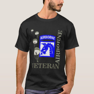 18e Veteraan Paratrooper Veteranen D T-shirt