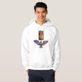 18e Veteraan Veteraan Veteraan, veldartillerijbrig Hoodie (Voorkant volledig)