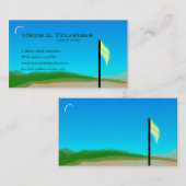 18e Visitekaartje met één haard (Voorkant / Achterkant)