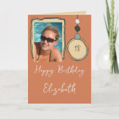 18e voeg naamfoto toe om het even welke leeftijd o kaart (Voorkant)