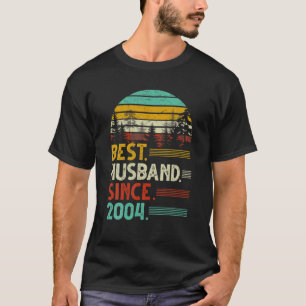 18e weddenschap Jubileum Funny Best Husband Sinds T-shirt