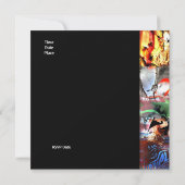 18th Birthday Boys Mannen Street Art Abstract A3 Kaart (Achterkant)