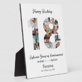 18th Birthday Custom Fotocollage Fotoplaat (Zijkant)