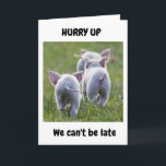**18th BIRTHDAY** FROM RUNAWAY FUN LOVING PIGS  Kaart<br><div class="desc">I LOVED TAKING THIS PHOTO AND MAKING THIS CARD FOR I "KNOW" SOMEONE OUT THERE IS GOING TO "LOVE IT TOO" AND I HOPE YOU DO ENOUGH TO SEND OR GIVE IT TO A FRIEND OR FAMILY Member:</div>