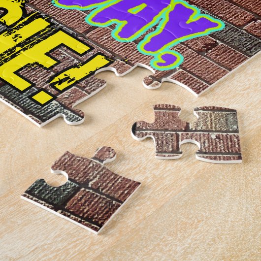 18th Birthday ~ Fun, Urban Graffiti Inspired Look Legpuzzel (Zijkant)