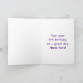 18th Birthday: Loving Hearts Pattern, Rainbow # 18 Kaart (Binnen)