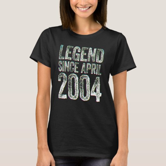 18th Birthday March Born  18 Years Legend Since 20 T-shirt (Voorkant)
