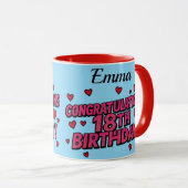 18th birthday Mug Mok (Voorkant rechts)