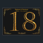 18th Birthday party, Gatsby styl, zwarte gouden gl Kaart<br><div class="desc">18e,  Birthday party,  geweldige Gatsby,  zwart & goud,  tweezijdig,  elegant,  bewerkbaar.

Verwijder of verander ongewenste informatie. Probeer een andere vorm.
Heb je naar onze andere producten gekeken,  vraag om een aanpassing.
Bedankt voor uw vriendelijke opmerkingen.</div>