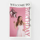 18th Birthday Photo college Party  Spandoek (Verticaal)