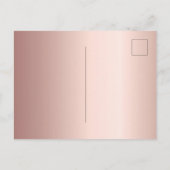 18th Birthday roos Gold glitter roze luxe Uitnodiging Briefkaart (Achterkant)
