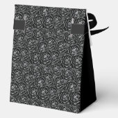 18th Birthday Silver Glitter Roses Thank You Bedankdoosjes (Achterkant)