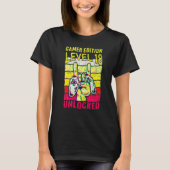 18th Birthday Video Gamer Edition Level 18 Unlocke T-shirt (Voorkant)